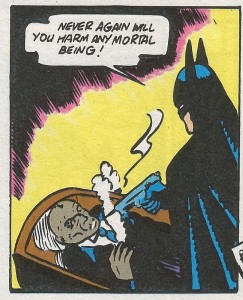 Batman Destroys the Monk